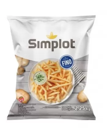 BATATA SIMPLOT CORTE FINO - CAIXA 8 UN - 2,25 KG