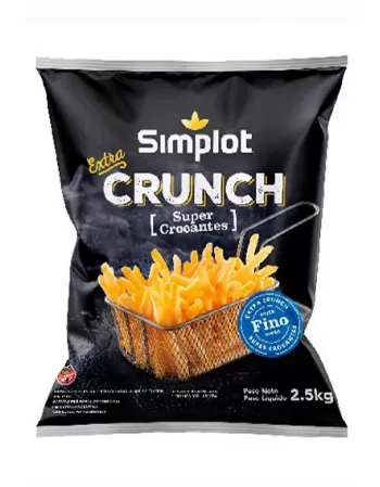 BATATA EXTRA CRUNCH FINA - CAIXA 6 UN - 2,5 KG