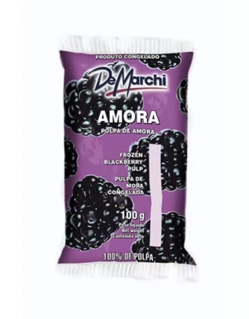 POLPA DE AMORA INTEGRAL CONGELADA 100G - PCT 10UN