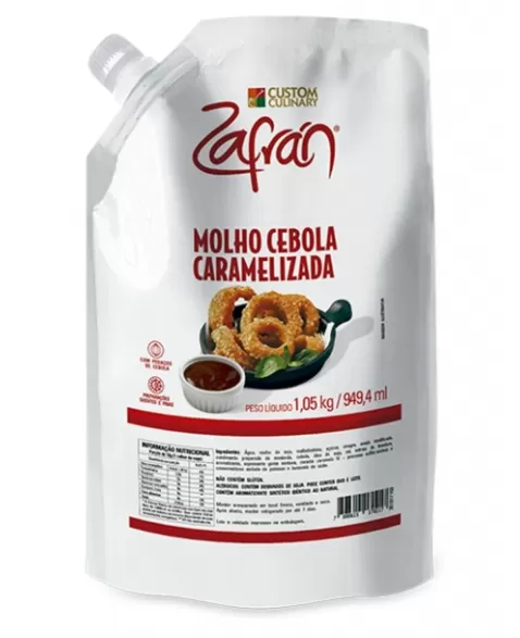 MOLHO CEBOLA CARAMELIZADA ZAFRAN DP CX C 5,25KG (5X1,05KG)