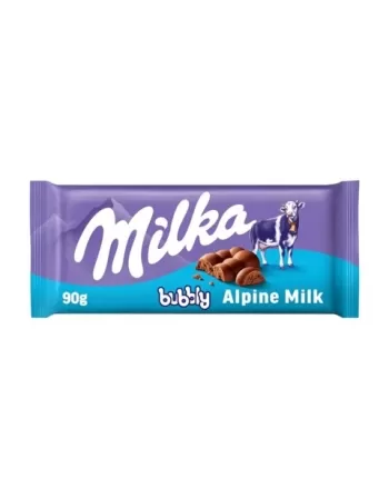 MILKA BUBBLY ALPINE MILK 90G X 14 (101008)