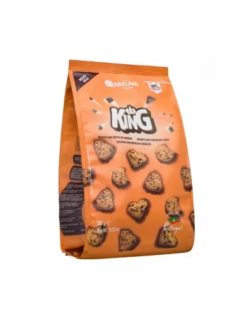 BISCLAND KING COM GOTAS CHOCO 300G X 8 (105416)