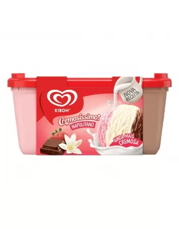 KIBON SORV CREMOS NAPOLITANO 4X1.5L/713G