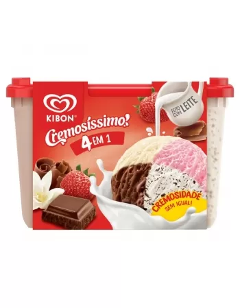 KIBON SORV CREMOSISSIMO 4EM1 4X2L/992G