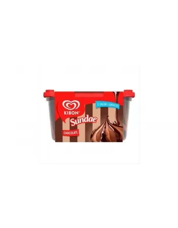 KIBON SUNDAE CHOCOLATE TRUFADO 4X1.4L/840G