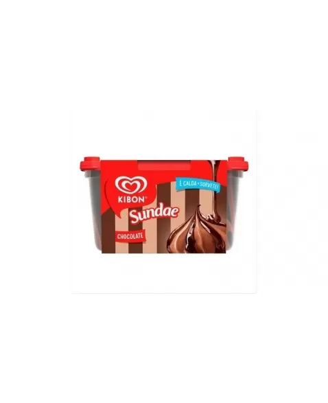 KIBON SUNDAE CHOCOLATE TRUFADO 4X1.4L/840G