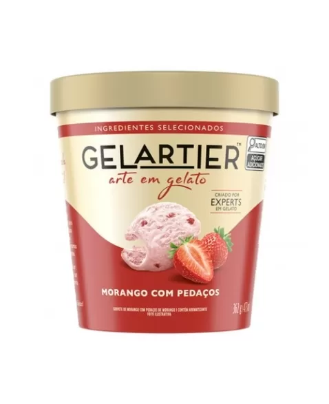 GELARTIER MORANGO 6X473ML/362G