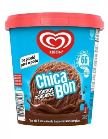 KIBON CHICABON MENOS ACUCAR 4X800ML/460G