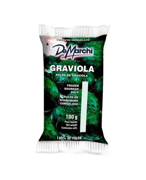 POLPA DE GRAVIOLA INTEGRAL CONGELADA 1,020KG - 6 UN