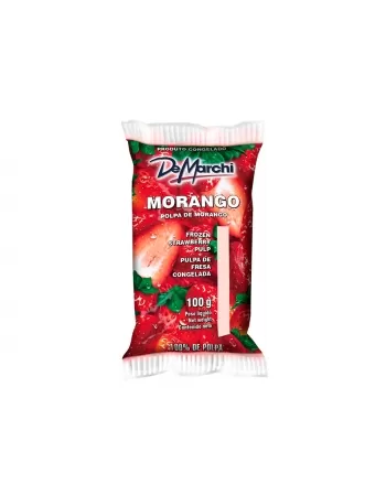 POLPA DE MORANGO INTEGRAL - 10 UN - 100G