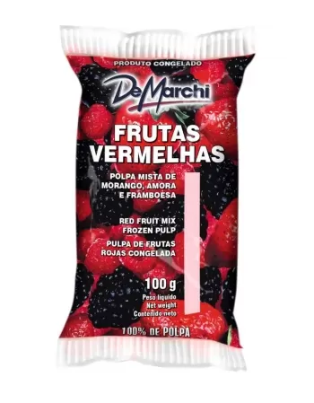 POLPA MISTA DE FRUTAS DE FRUTAS VERMELHAS 100G X 10 X 6