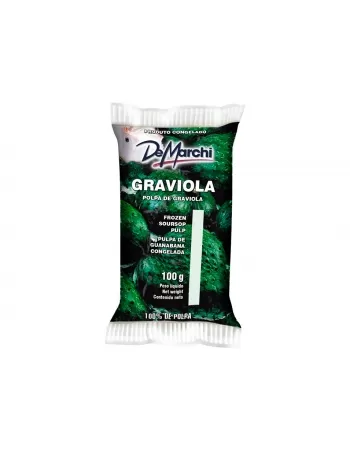 POLPA DE GRAVIOLA INTEGRAL - PACOTE 10 UN - 100G